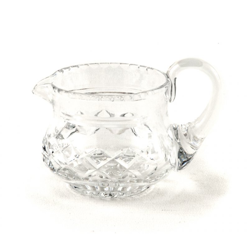 Patterned Glass Creamer
